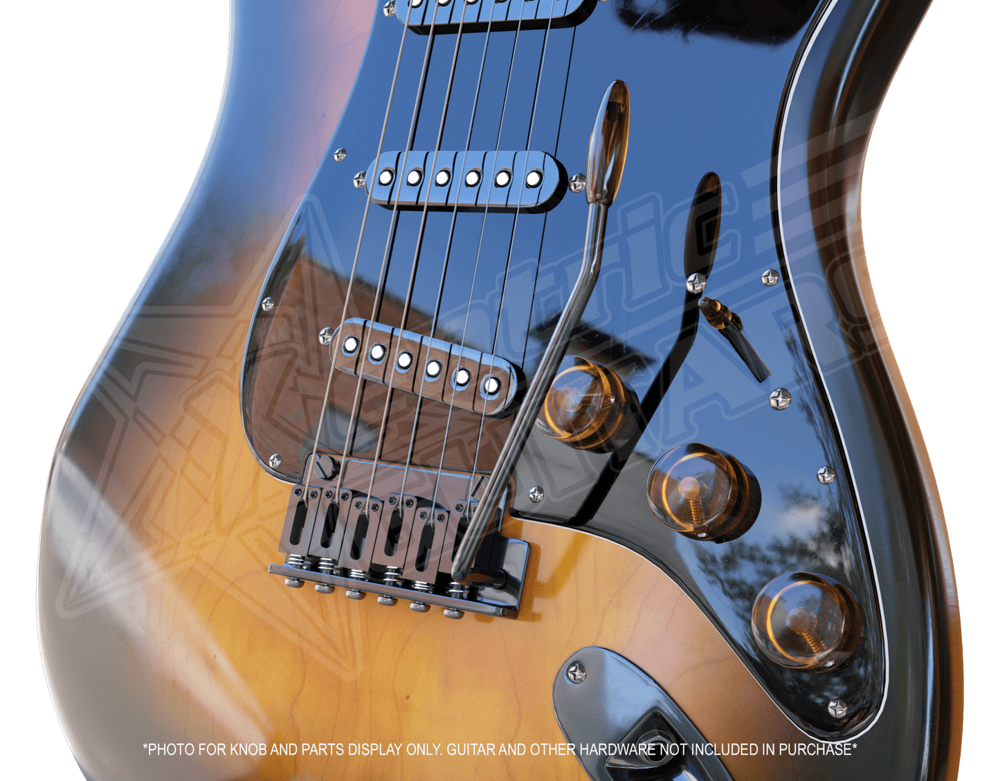 Xentric Guitars® - CRYSTAL CLEAR™ Series Resin Knobs and Switch Caps