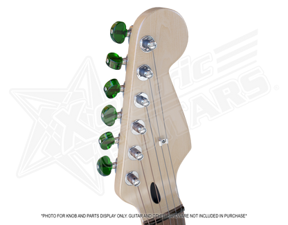 Xentric Guitars - CRYSTAL CLEAR Series Resin Guitar Tuner Knobs